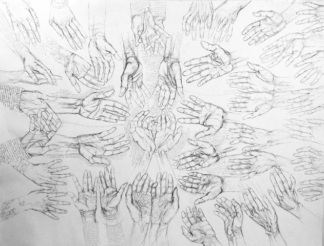 Occam's Hand drawing, work in progress by Jack Butler